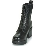 Dockers by Gerli - Veterlaarsjes - Zwart - Gevoerd - Blokhak