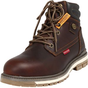 Dockers - Veterboots - Kastanjebruin - Donkerbruin - Rood