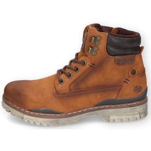 Dockers by Gerli Heren veterboots 47LY101, cognac 47ly101 620470, 42 EU