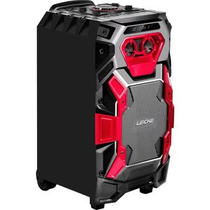 Leicke - DJ Roxx Trolley Pro - Bluetooth Luidspreker - Zwart - Oplaadbare Batterij