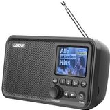 LEICKE - DAB+ Radio - Zwart - DAB/DAB+ en FM - Bluetooth 5.0