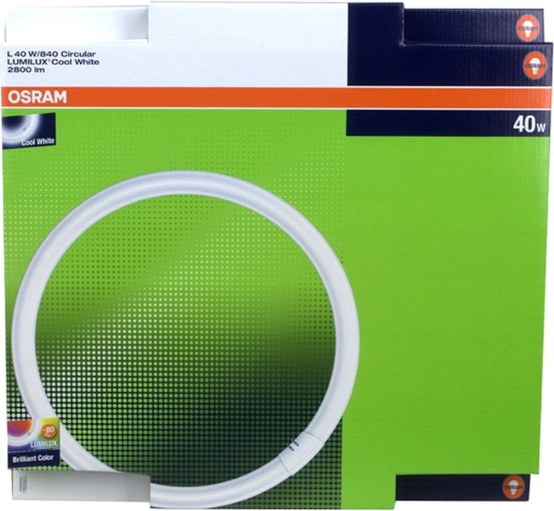 OSRAM - Lumilux-Lamp - Ringvorm - Wit - 40W - G10q