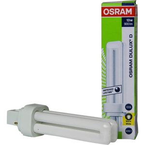 Osram DULUX D 13W/830 G24d1 (75W) FS1138mm compacte LLp warme tint v. KVG