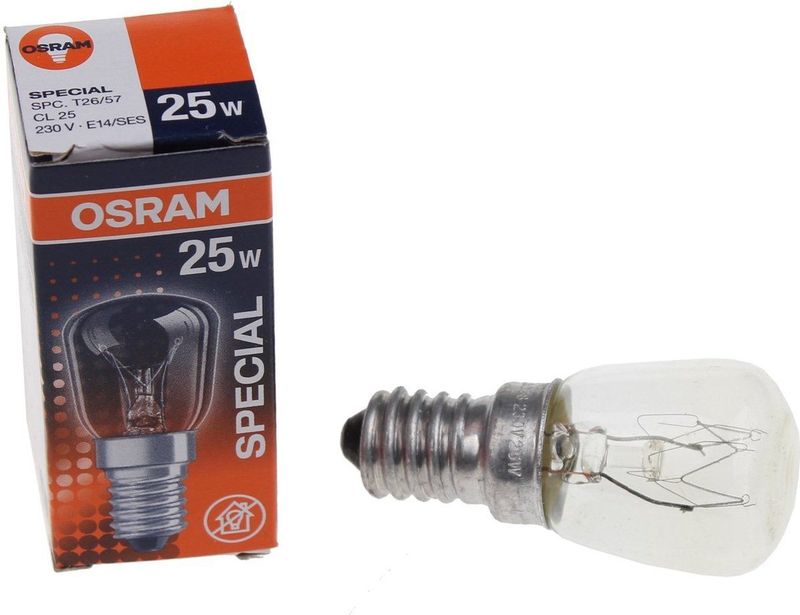 Osram - Koelkastlamp E14 - 25W - Warm Wit - Dimbaar