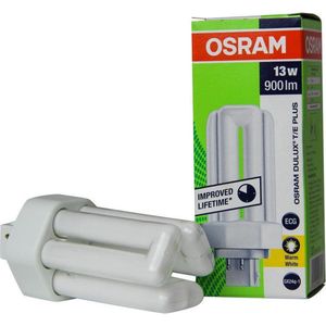 Osram Dulux T E Plus 13W 830  Warm Wit - 4-Pin