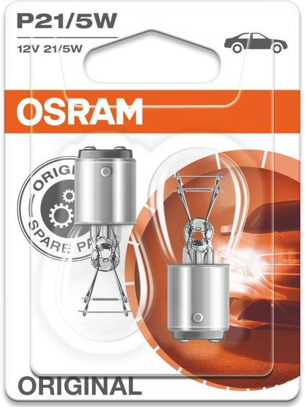 Osram - P21/5W - Gloeilamp - Halogeen - 10 Stuks - 12V