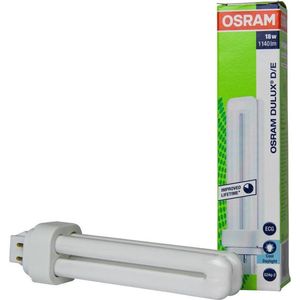 Osram Dulux D/E 18W 865  Daglicht 4 Pin
