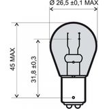 Gloeilamp voor de auto OS7528 Osram OS7528 P21/5W 21/5W 12V (10 pcs)