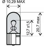 Osram - Original W5W - Gloeilamp - 12 Volt - Doos 10 Stuks