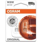 Osram - Original Line - Gloeilampen - 24V - 5W - T10 - Doos 10 Stuks