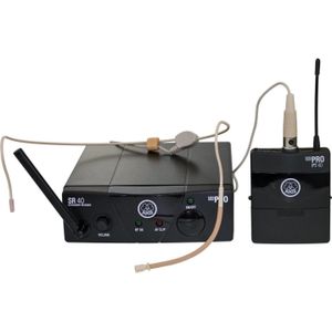 AKG - WMS40 Mini Sport Set - Draadloze Microfoonset - Zwart - ISM Frequentieband