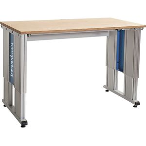 bedrunka hirth Zware tafel, elektrisch in hoogte verstelbaar, beukenhouten multiplex, b x d = 1500 x 900 mm