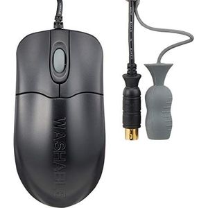 Seal Shield Silver Storm Medical Grade Optische Muis - Zwart