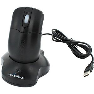 Seal Shield - STM042W - Draadloze Muis - Zwart - Waterdicht - Antimicrobieel