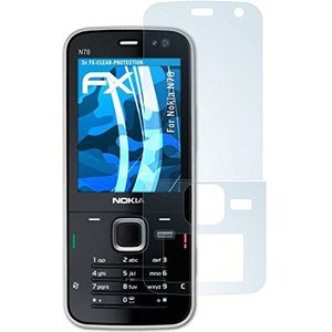 atFoliX FX-Clear displaybeschermfolie voor Nokia N78