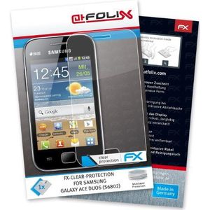 atFoliX FX-Clear displaybeschermfolie voor Samsung Galaxy Ace Duos S6802