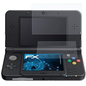 atFoliX Schermbeschermer compatibel met Nintendo New 3DS 2015 Beschermfolie, ultra-helder FX Schermfolie (Set van 3)