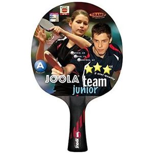 JOOLA Team Junior ITTF 52004 tafeltennisbatje voor veeleisende spelers, 5-voudig verlijmd speciaal multiplex, meerkleurig, één maat