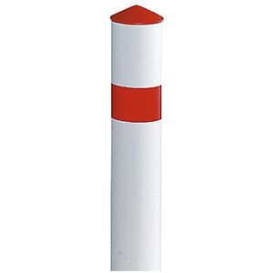 Afzetpaal van kunststof, met bodemhuls, uitneembaar, met spitse kop