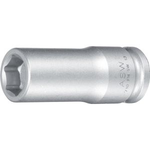 Kracht- Dopsleutelbit lang met veermagneet 3/8" 10mm ASW
