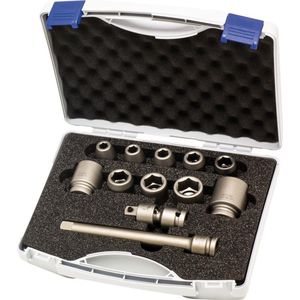 Kracht- Dopsleutelset 1/2" 12-delig ASW