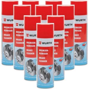 Würth remmenreiniger 24x 500ml - Remreiniger - Brake cleaner - Brakecleaner - Ontvetter - rem reiniger - Hoge kwaliteit reiniger met strakke gerichte sproeistraal