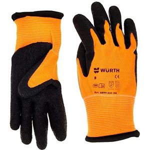 Würth 0899450109 gevoerde handschoen, geel