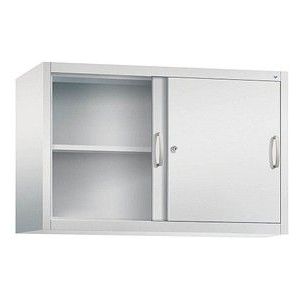 C+P ACCURADO opzetkast met schuifdeuren, 1 legbord, h x b x d = 790 x 1200 x 400 mm, lichtgrijs