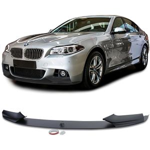 Bumperlip - BMW 5 Serie F10 F11 - mat zwart - M bumper