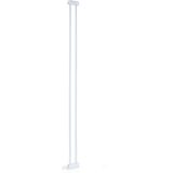 Traphek 83-96cm - verstelbaar - 120cm hoog - wit metaal