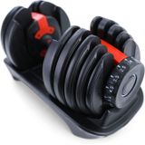 Dumbbells - verstelbaar van 2,5-24 kg - 44x22x23 cm