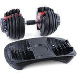 Dumbbells - verstelbaar van 2,5-24 kg - 44x22x23 cm