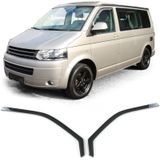 Zijwindschermen - voor VW Bus T5/T6 vanaf 04/2003 - Black Smoke