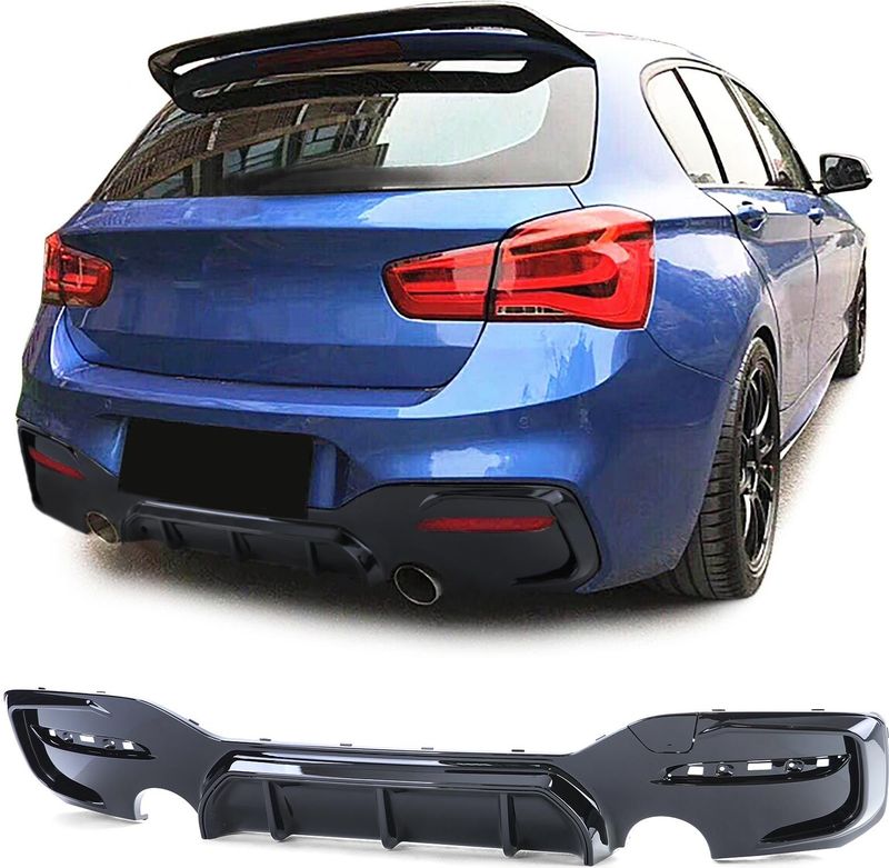 Achterbumper diffuser - BMW 1er F20 F21 LCI M135i M140i 2015-2019