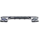 Diffusor achterbumper - voor Mercedes E-Klasse W213 sedan 2016-2020 - chroom