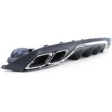 Diffusor achterbumper - voor Mercedes E-Klasse W213 sedan 2016-2020 - chroom