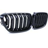 Sportgrille - BMW 2 Serie F22 F23 14-16 - Dubbele stang - Zwart glans