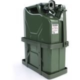 Jerrycan - 20 liter - benzine - 460x360x180 mm - groen