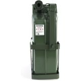 Jerrycan - 20 liter - benzine - 460x360x180 mm - groen