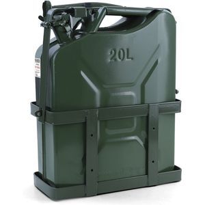 Jerrycan - 20 liter - benzine - 460x360x180 mm - groen