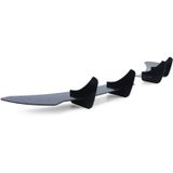 Diffusor achterbumper - voor VW Golf 6 R20 10/2008 tot en met 11/2013 - set van 2 - zwart glans