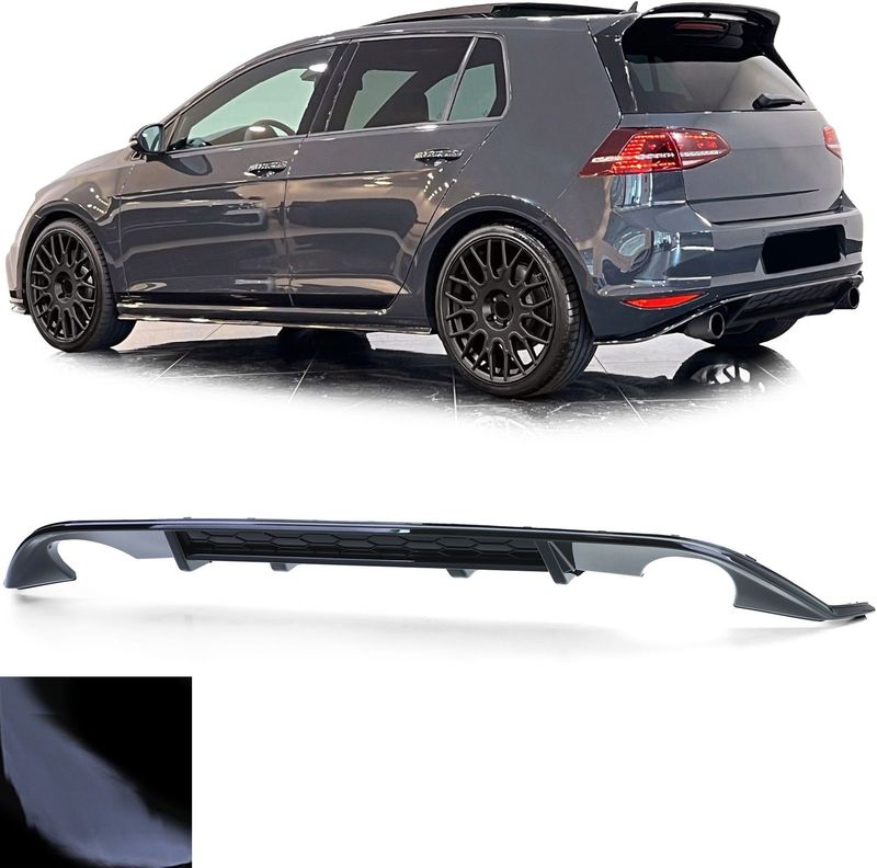 Achterbumper diffuser - VW Golf 7 GTI 2013-2017