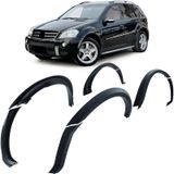 Spatbordverbreders - voor Mercedes ML type-W164 2005-2011 - kunststof