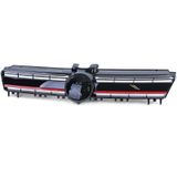 Auto grille - VW Golf 7 12-17 - Zwart Rood R Sport Look - Glanzend Zwart