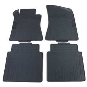 Rubberen vloermatten - Mercedes S-Klasse W220 98-05 - Premium kwaliteit - Kleur: zwart