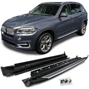Treeplanken - Hoogglans Roestvrij Staal - Geschikt voor BMW X5 2013-2018