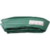Trampoline rand 366 cm diameter - groene randafdekking - 25 cm breed