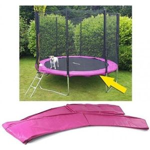 Trampoline rand afdekking - 366 cm diameter - roze