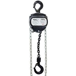 EUROLITE Trekketting 6 m/1,0 T zwart | flessenketting als opbouwhulp