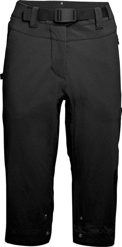 Gonso - Ruth - Fietsbroek - Zwart - 3/4 Damesfietsbroek met Relax Gel Comfort Zitkussen
